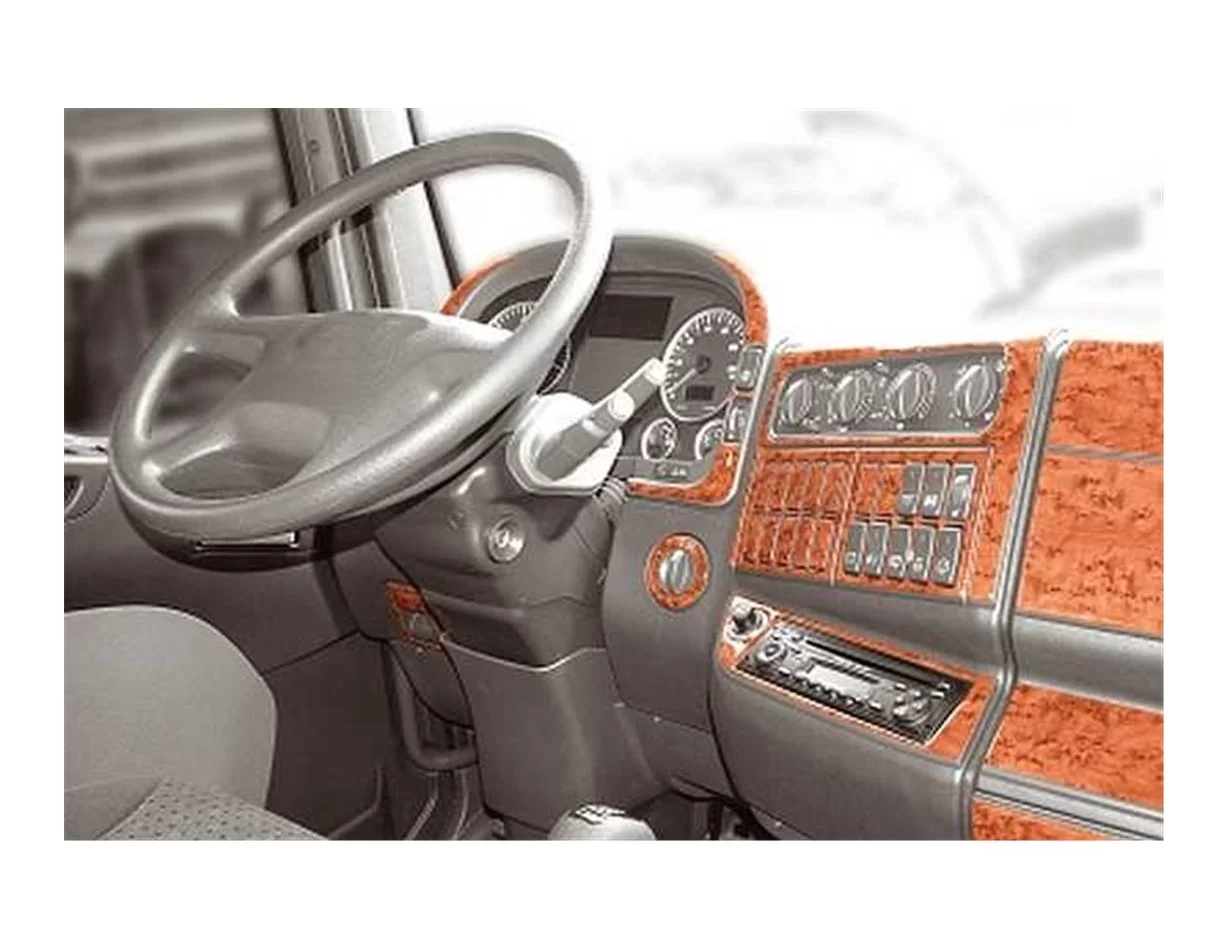 MAN TGA-XXL 01.2006 3D Interior Dashboard Trim Kit Dash Trim Dekor 78-Parts - 1 - Interior Dash Trim Kit