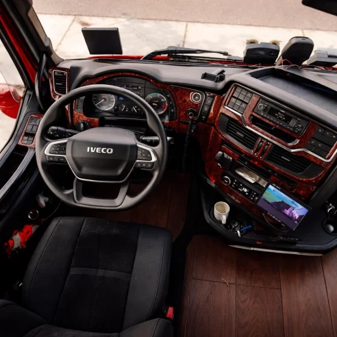 IVECO S-WAY 2019 3D Interior Dashboard Trim Kit WHZ Dash Trim Dekor 17-Parts