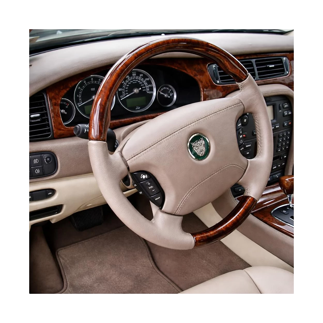 Jaguar S type 1999-2007 Full Set, Automatic Gear Interior Dash Trim Kit