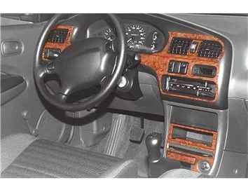 Mazda 323 S 01.1994 3D Interior Dashboard Trim Kit Dash Trim Dekor 10-Parts - 1 - Interior Dash Trim Kit