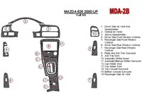 Mazda 626 2000-UP Full Set Interior BD Dash Trim Kit - 1 - Interior Dash Trim Kit Mazda 626 2000-UP Full Set Interior BD Dash Trim Kit - 1 - Interior Dash Trim Kit