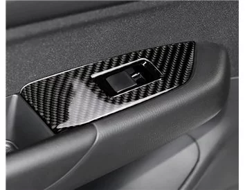 Mazda CX-5 KF ab 2017 3D Interior Dashboard Trim Kit Dash Trim Dekor 27-Parts - 5 - Interior Dash Trim Kit