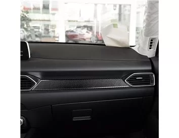 Mazda CX-5 KF ab 2017 3D Interior Dashboard Trim Kit Dash Trim Dekor 27-Parts - 13 - Interior Dash Trim Kit