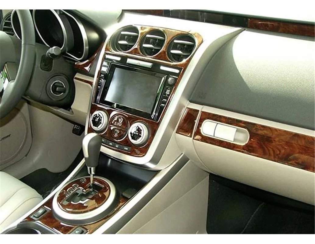 Mazda CX7 2010-UP Full Set Interior BD Dash Trim Kit - 1 - Interior Dash Trim Kit