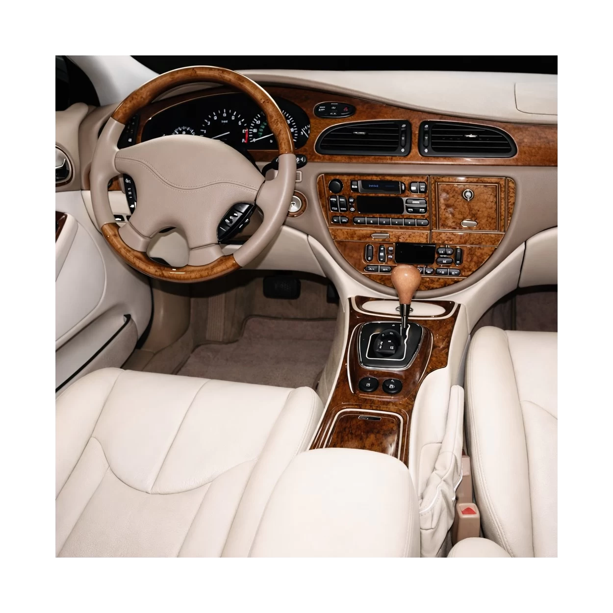 Jaguar XJS 2000-2002 Full Set, Automatic Gear, Without NAVI Interior BD Dash Trim Kit