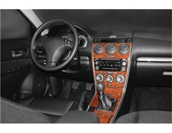 Mazda Mazda 6 06.04-12.07 3D Interior Dashboard Trim Kit Dash Trim Dekor 34-Parts - 1 - Interior Dash Trim Kit
