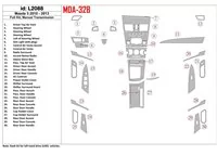 Mazda Mazda3 2010-2013 Full Set, Manual Gear Box Interior BD Dash Trim Kit - 1 - Interior Dash Trim Kit