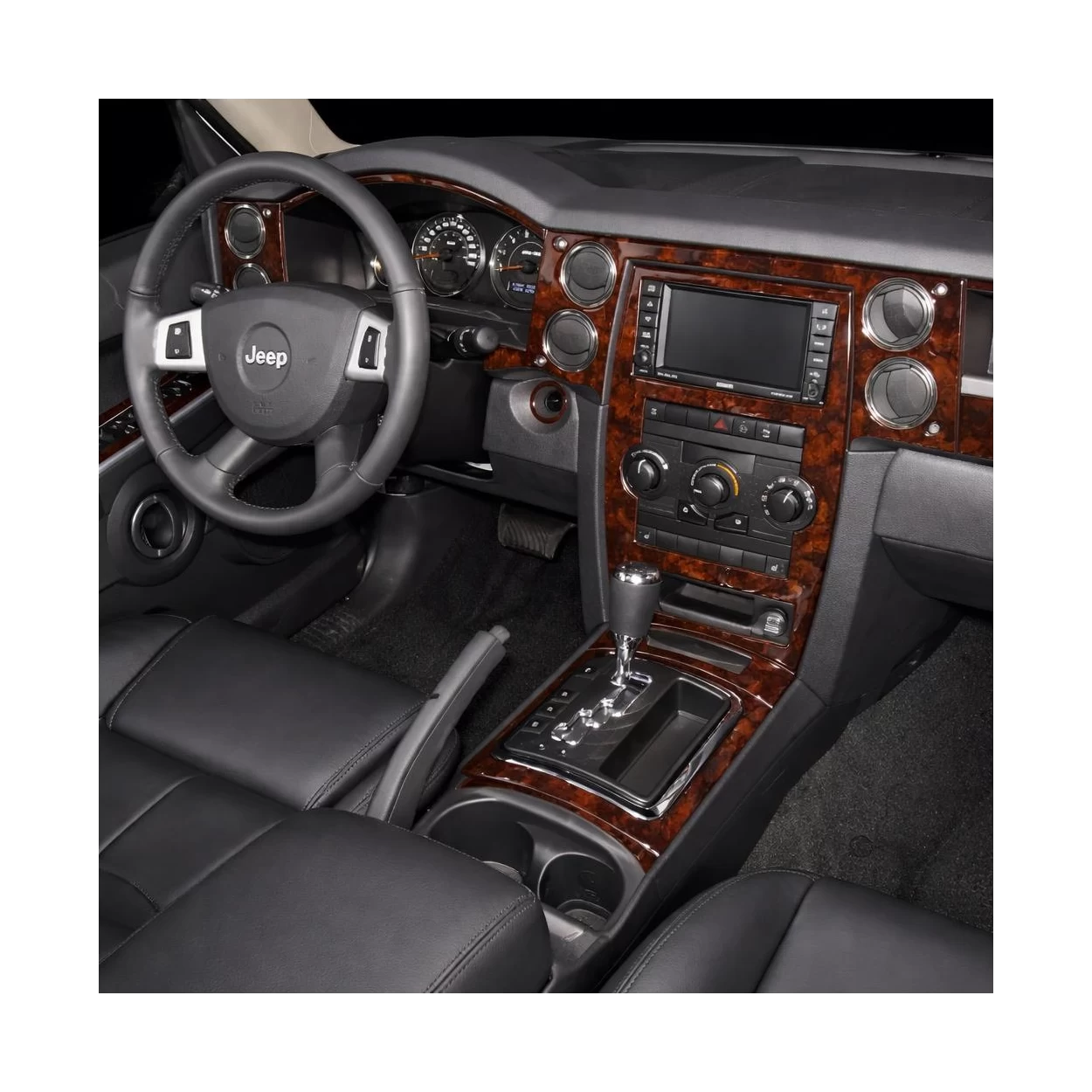 Jeep Commander 2008-UP Full Universal Set Interior BD Dash Trim Kit