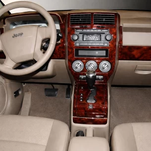 Jeep Compass 2007-2008 Full Set, Automatic Gear, Without NAVI Interior BD Dash Trim Kit