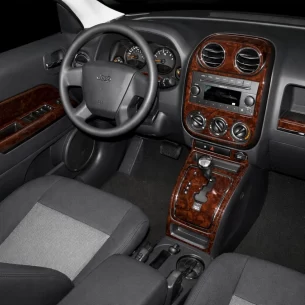 Jeep Compass 2009-UP Full Set, With Auto-stick mission Interior BD Dash Trim Kit