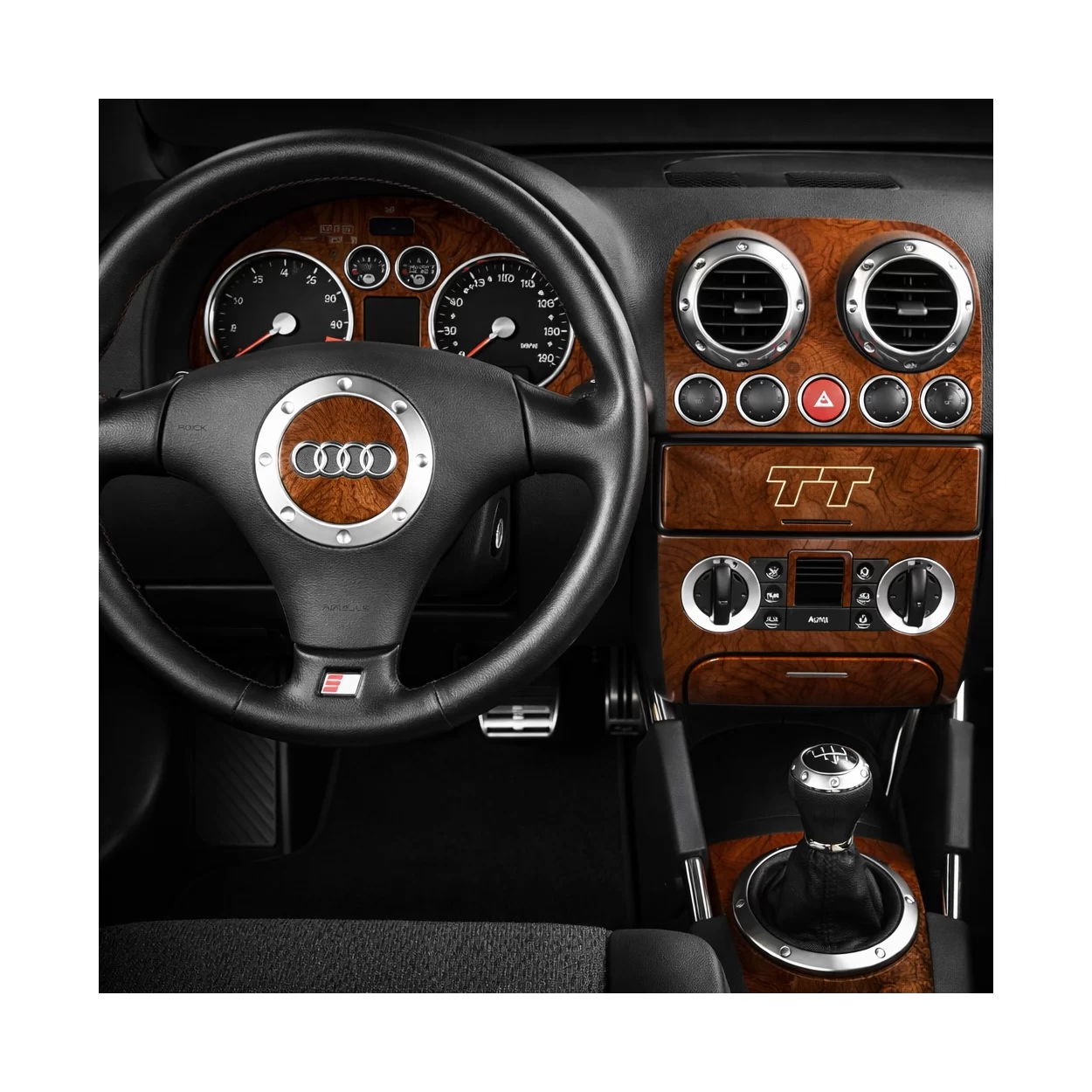 Audi TT 2001-2006 Soft roof-Coupe, 12 Parts set Interior BD Dash Trim Kit