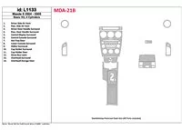 Mazda Mazda6 2004-2005 Basic Set, 4 Cylinders Interior BD Dash Trim Kit - 1 - Interior Dash Trim Kit Mazda Mazda6 2004-2005 Basic Set, 4 Cylinders Interior BD Dash Trim Kit - 1 - Interior Dash Trim Kit