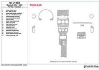 Mazda Mazda6 2004-2005 Full Set, 4 Cylinders Interior BD Dash Trim Kit - 1 - Interior Dash Trim Kit Mazda Mazda6 2004-2005 Full Set, 4 Cylinders Interior BD Dash Trim Kit - 1 - Interior Dash Trim Kit