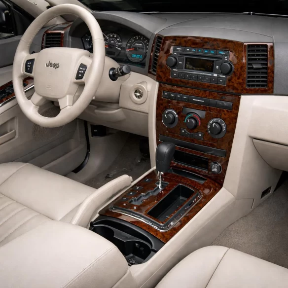 Jeep Grand Cherokee 2005-2007 Full Set, Without NAVI Interior BD Dash Trim Kit