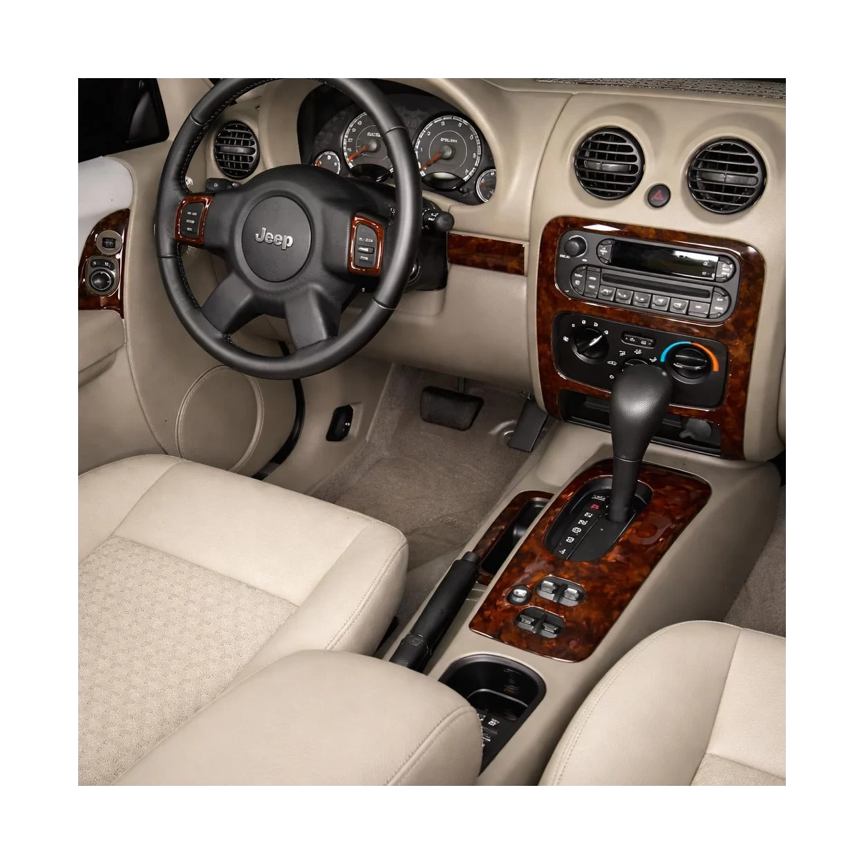 Jeep Liberty 2005-2007 Basic Set Interior BD Dash Trim Kit