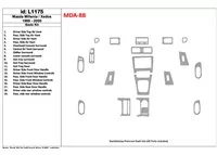 Mazda Milenia 1999-2000 Basic Set, Without OEM, 19 Parts set Interior BD Dash Trim Kit - 1 - Interior Dash Trim Kit Mazda Milenia 1999-2000 Basic Set, Without OEM, 19 Parts set Interior BD Dash Trim Kit - 1 - Interior Dash Trim Kit