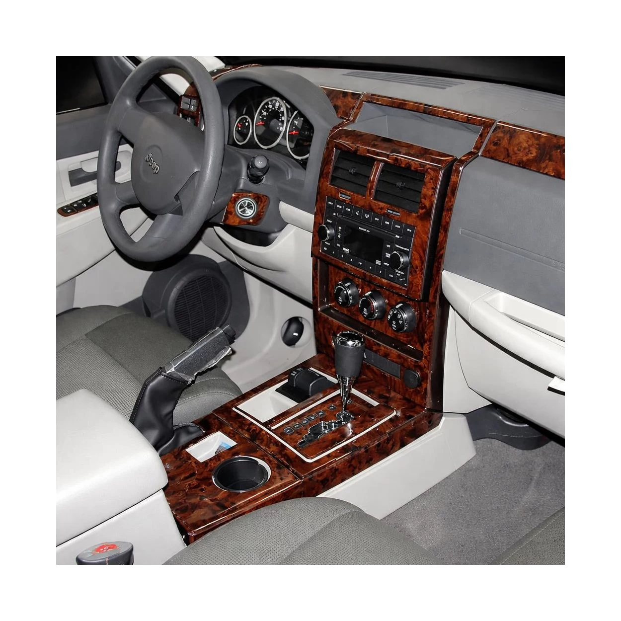 Jeep Liberty 2008-UP Full Universal Set Interior BD Dash Trim Kit