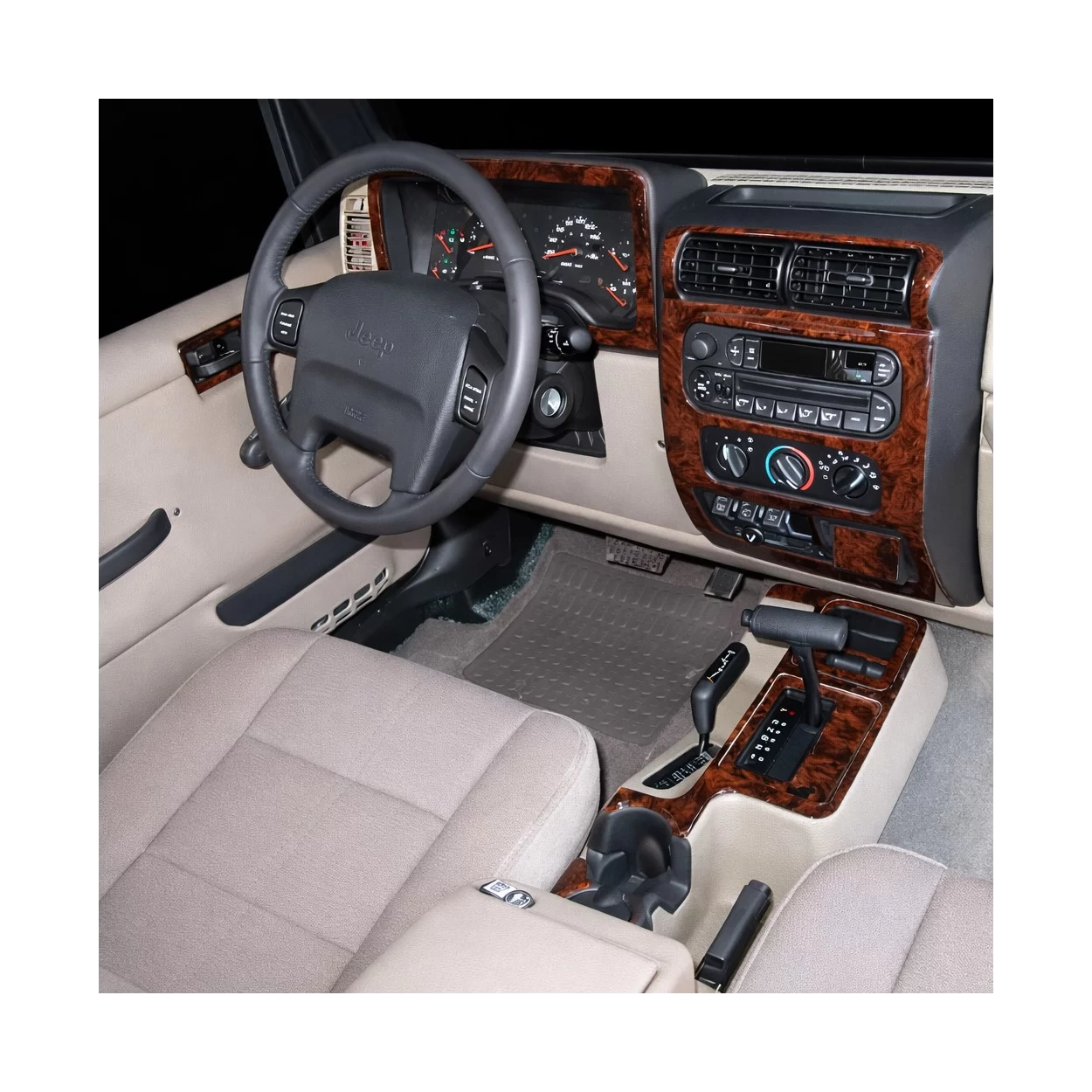 Jeep Wrangler 1997-2002 Full Set Interior BD Dash Trim Kit