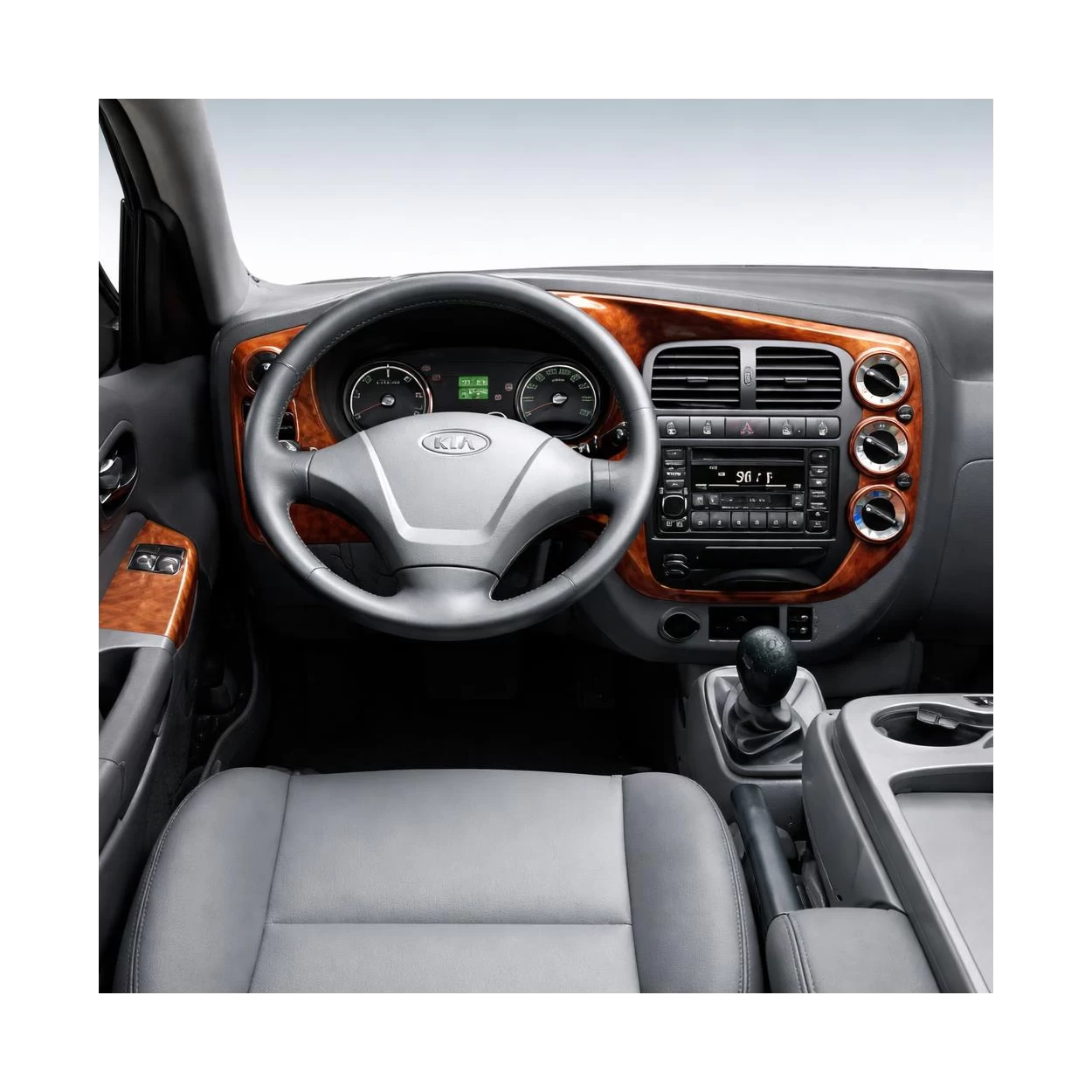 Kia Bongo 05.2009 3D Interior Dashboard Trim Kit Dash Trim Dekor 7-Parts