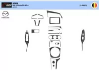 Mazda MX-5 Miata ND Mk4 2015-2020 3D Interior Dashboard Trim Kit Dash Trim Dekor 25-Parts - 9 - Interior Dash Trim Kit Mazda MX-5 Miata ND Mk4 2015-2020 3D Interior Dashboard Trim Kit Dash Trim Dekor 25-Parts - 9 - Interior Dash Trim Kit