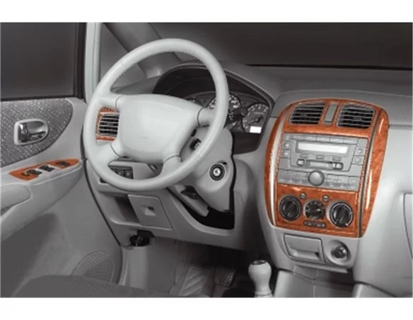 Mazda Premacy 06.99-12.04 3D Interior Dashboard Trim Kit Dash Trim Dekor 13-Parts - 1 - Interior Dash Trim Kit