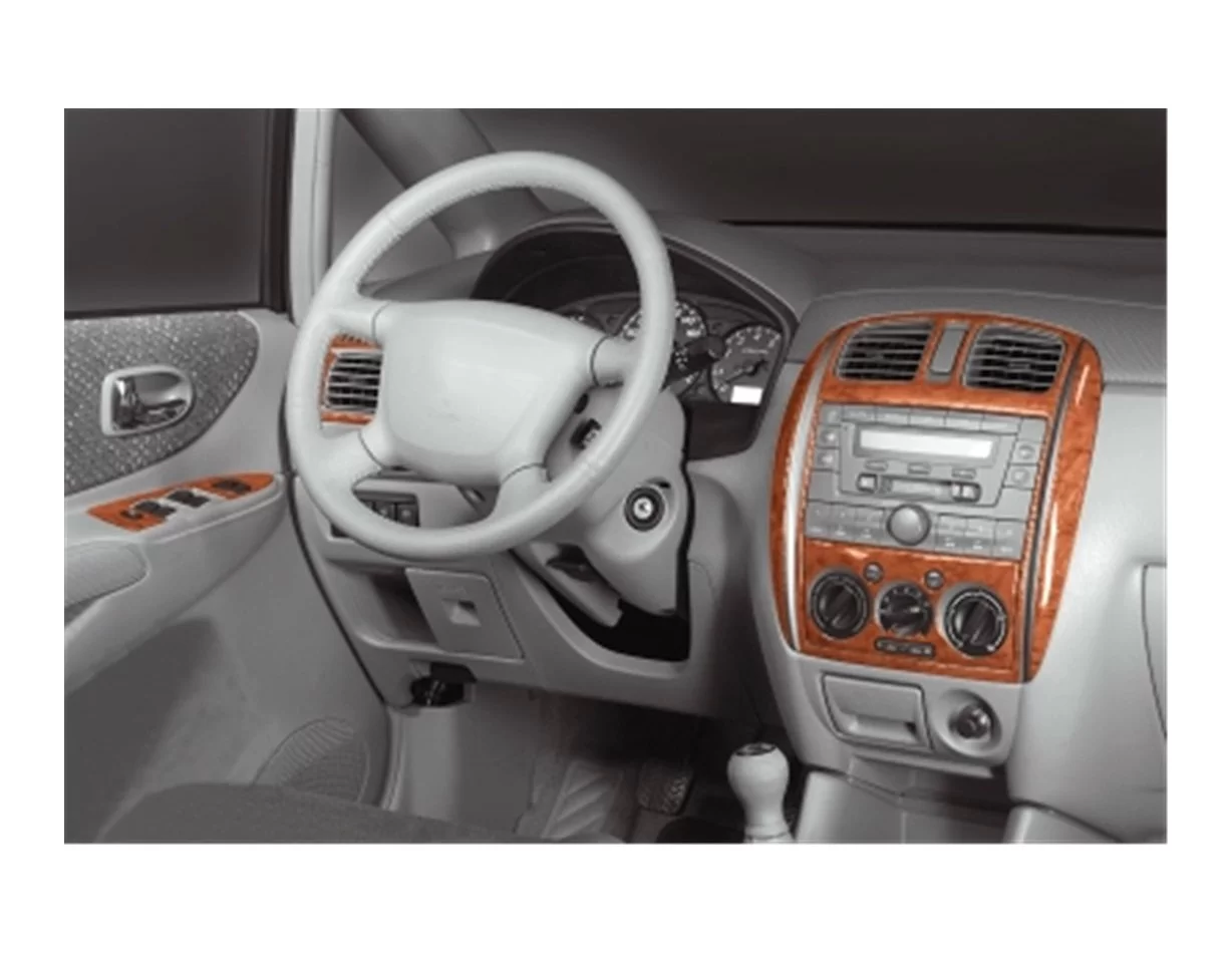 Mazda Premacy 06.99-12.04 3D Interior Dashboard Trim Kit Dash Trim Dekor 13-Parts - 1 - Interior Dash Trim Kit