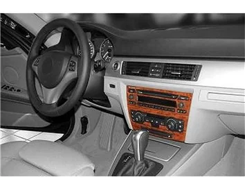 BMW 3 Series E90 01.06-12.10 3D Interior Dashboard Trim Kit Dash Trim Dekor 18-Parts - 1 - Interior Dash Trim Kit