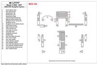 Mazda RX-7 1993-1995 Full Set, 5 Parts set Interior BD Dash Trim Kit - 1 - Interior Dash Trim Kit Mazda RX-7 1993-1995 Full Set, 5 Parts set Interior BD Dash Trim Kit - 1 - Interior Dash Trim Kit