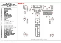 Mazda Tribute 2001-2004 Automatic Gearbox , Without Armrest Console Interior BD Dash Trim Kit - 1 - Interior Dash Trim Kit Mazda Tribute 2001-2004 Automatic Gearbox , Without Armrest Console Interior BD Dash Trim Kit - 1 - Interior Dash Trim Kit