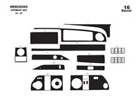 Mercedes 0 303 01.92-01.95 3D Interior Dashboard Trim Kit Dash Trim Dekor 14-Parts - 1 - Interior Dash Trim Kit Mercedes 0 303 01.92-01.95 3D Interior Dashboard Trim Kit Dash Trim Dekor 14-Parts - 1 - Interior Dash Trim Kit
