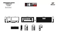 Mercedes 814 Vario 10.1996 3D Interior Dashboard Trim Kit Dash Trim Dekor 37-Parts - 1 - Interior Dash Trim Kit Mercedes 814 Vario 10.1996 3D Interior Dashboard Trim Kit Dash Trim Dekor 37-Parts - 1 - Interior Dash Trim Kit