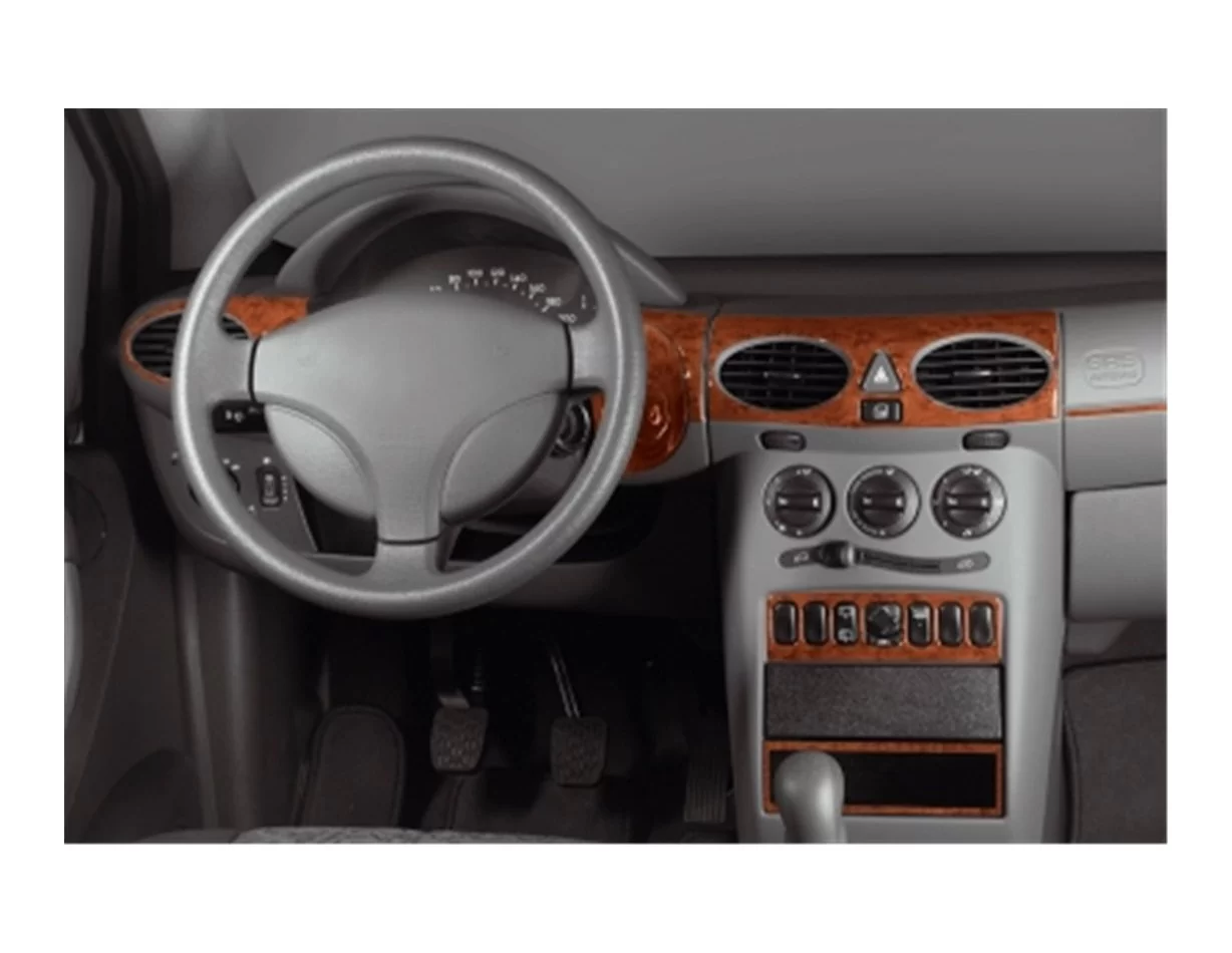 Mercedes A-Class W168 09.97-02.01 3D Interior Dashboard Trim Kit Dash Trim Dekor 12-Parts - 1 - Interior Dash Trim Kit
