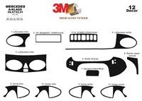 Mercedes A-Class W168 09.97-02.01 3D Interior Dashboard Trim Kit Dash Trim Dekor 12-Parts - 2 - Interior Dash Trim Kit Mercedes A-Class W168 09.97-02.01 3D Interior Dashboard Trim Kit Dash Trim Dekor 12-Parts - 2 - Interior Dash Trim Kit