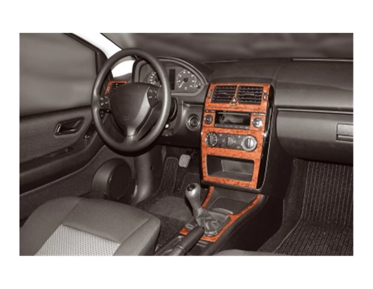 Mercedes A-Class W169 B-Class W245 07.2004 3D Interior Dashboard Trim Kit Dash Trim Dekor 10-Parts - 1 - Interior Dash Trim Kit