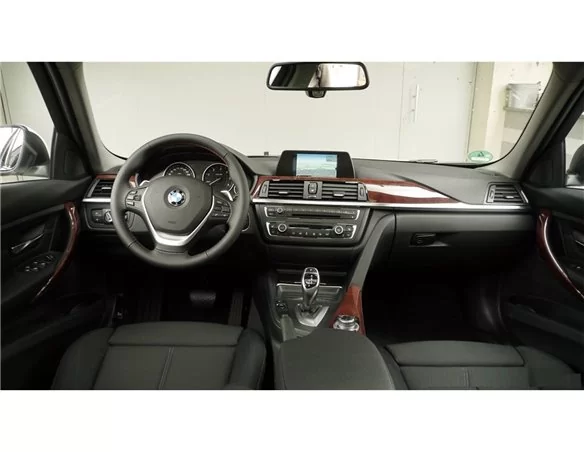 BMW 3 Series F30 01.2012 3D Interior Dashboard Trim Kit Dash Trim Dekor 21-Parts - 1 - Interior Dash Trim Kit