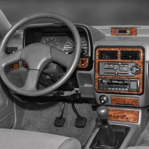 Kia Pride 03.1995 3D Interior Dashboard Trim Kit Dash Trim Dekor 17-Parts