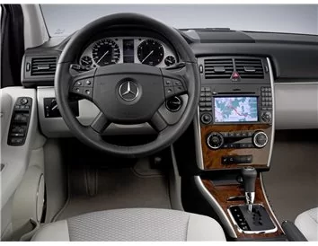 Mercedes A-Class W169 B-Class W245 07.2004 3D Interior Dashboard Trim Kit Dash Trim Dekor 10-Parts - 5 - Interior Dash Trim Kit