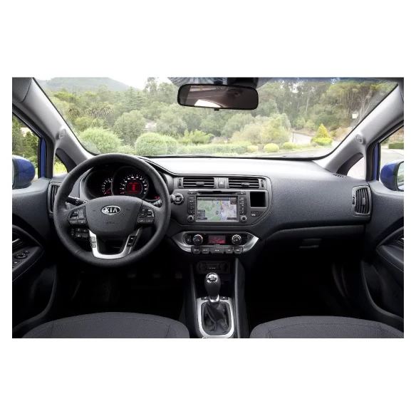 Kia Rio 01.2011 3D Interior Dashboard Trim Kit Dash Trim Dekor 7-Parts