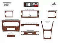 Mercedes A-Class W169 B-Class W245 07.2004 3D Interior Dashboard Trim Kit Dash Trim Dekor 11-Parts - 2 - Interior Dash Trim Kit Mercedes A-Class W169 B-Class W245 07.2004 3D Interior Dashboard Trim Kit Dash Trim Dekor 11-Parts - 2 - Interior Dash Trim Kit