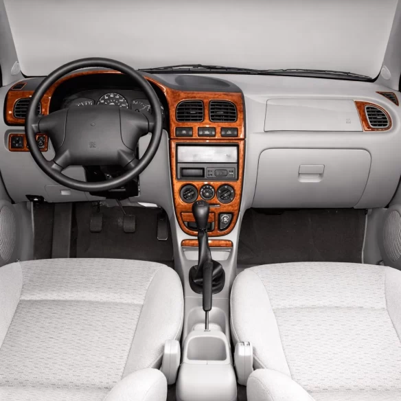 Kia Rio 09.00-08.02 3D Interior Dashboard Trim Kit Dash Trim Dekor 9-Parts