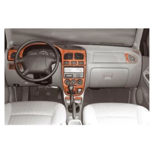 Kia Rio 09.00-08.02 3D Interior Dashboard Trim Kit Dash Trim Dekor 9-Parts