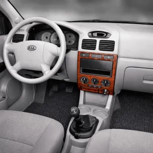 Kia Rio 09.02-10.05 3D Interior Dashboard Trim Kit Dash Trim Dekor 6-Parts