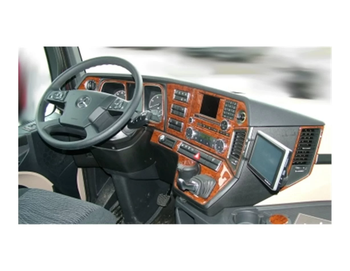 Mercedes Actros Antos 09.2011 3D Interior Dashboard Trim Kit Dash Trim Dekor 20-Parts - 1 - Interior Dash Trim Kit