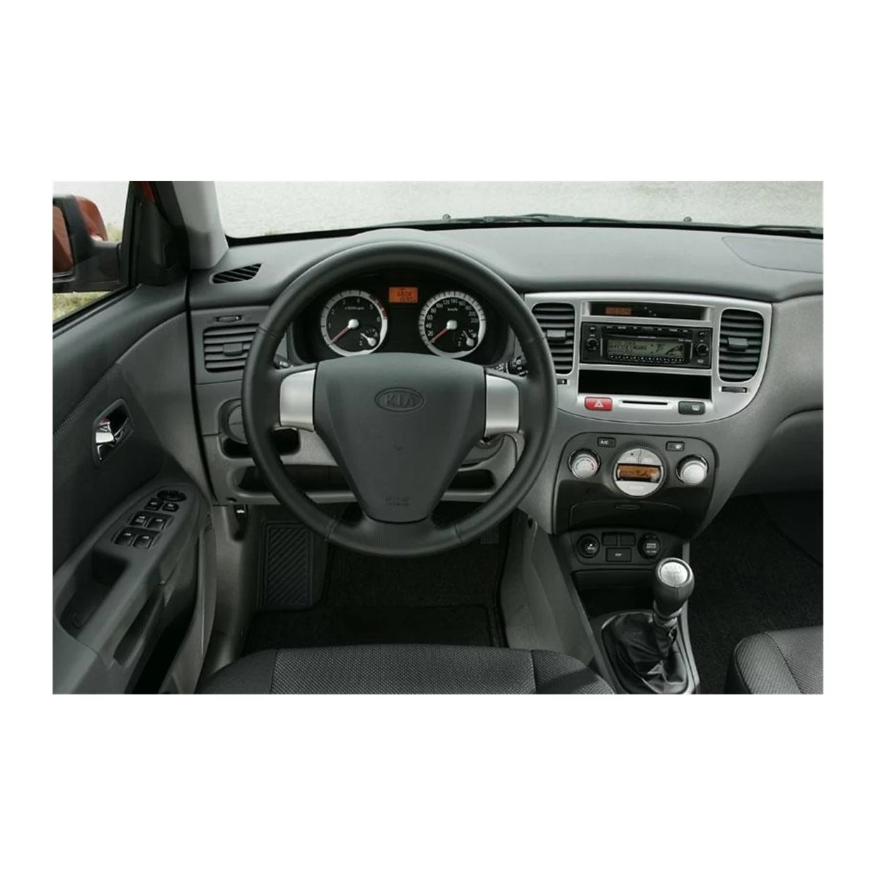 Kia Rio 11.06-12.10 3D Interior Dashboard Trim Kit Dash Trim Dekor 5-Parts