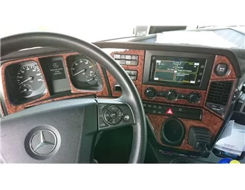 Mercedes Actros Antos 09.2016 3D Interior Dashboard Trim Kit Dash Trim Dekor 24-Parts - 1 - Interior Dash Trim Kit