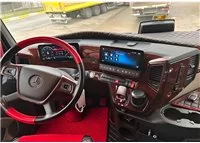 Mercedes Actros MK5 ab 2021 Full Set 3D Interior Dashboard Trim Kit Dash Trim Dekor 32-Parts - 1 - Interior Dash Trim Kit Mercedes Actros MK5 ab 2021 Full Set 3D Interior Dashboard Trim Kit Dash Trim Dekor 32-Parts - 1 - Interior Dash Trim Kit