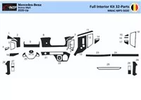 Mercedes Actros MK5 ab 2021 Full Set 3D Interior Dashboard Trim Kit Dash Trim Dekor 32-Parts - 2 - Interior Dash Trim Kit Mercedes Actros MK5 ab 2021 Full Set 3D Interior Dashboard Trim Kit Dash Trim Dekor 32-Parts - 2 - Interior Dash Trim Kit