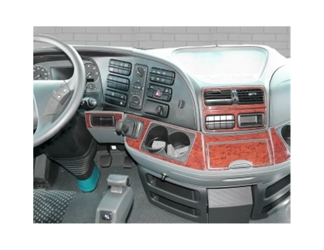 Mercedes Actros MP3 MP2 04.03-08.11 3D Interior Dashboard Trim Kit Dash Trim Dekor 11-Parts - 1 - Interior Dash Trim Kit