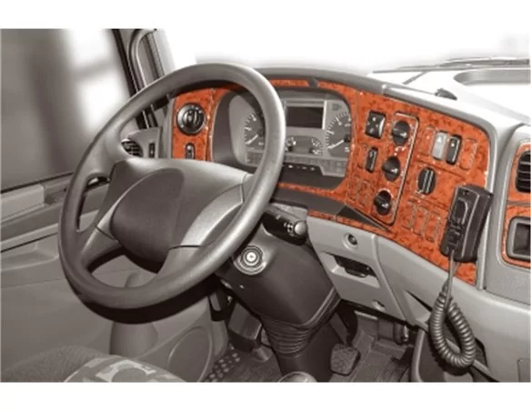Mercedes Atego-Axor 11.2004 3D Interior Dashboard Trim Kit Dash Trim Dekor 25-Parts - 1 - Interior Dash Trim Kit