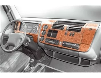 Mercedes Atego-Axor 12.01-10.04 3D Interior Dashboard Trim Kit Dash Trim Dekor 51-Parts - 1 - Interior Dash Trim Kit